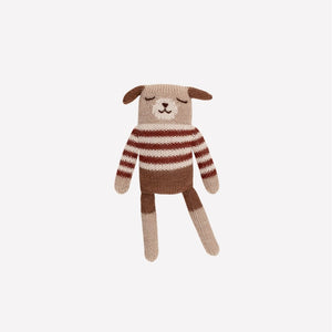 Soft Toy Puppy Sienna Striped Sweater | Main Sauvage