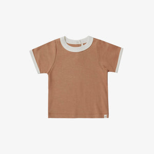 Ringer Tee Clay | Quincy Mae