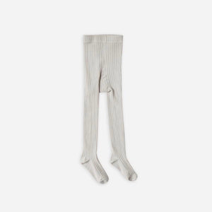 Solid Ribbed Tights Grey | Rylee + Cru
