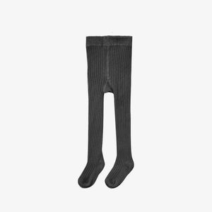 Solid Ribbed Tights Black | Rylee + Cru